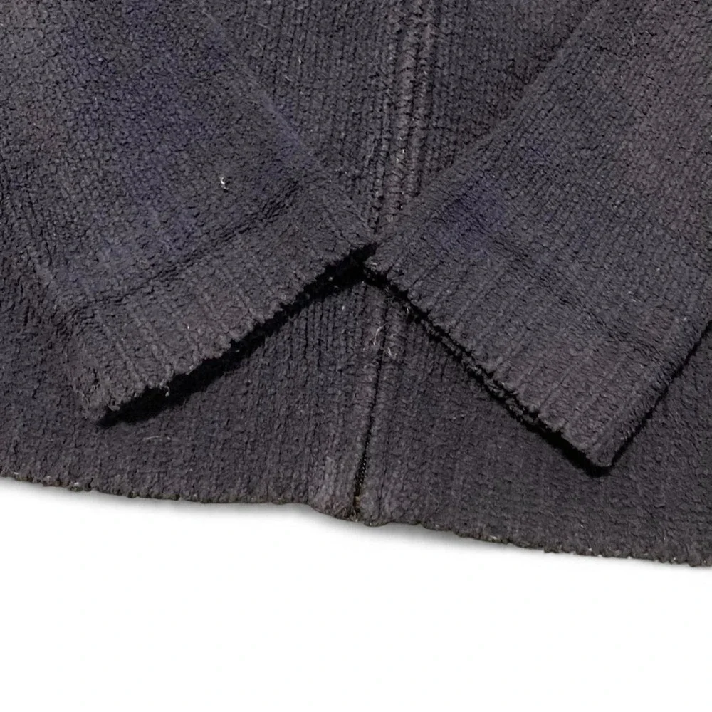 Woolrich knit full zip fleece jacket navy stretch vintage‎ 90s L/24.25